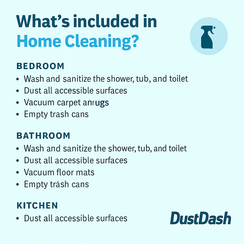 Home Cleaning (1 Bedroom Home)
