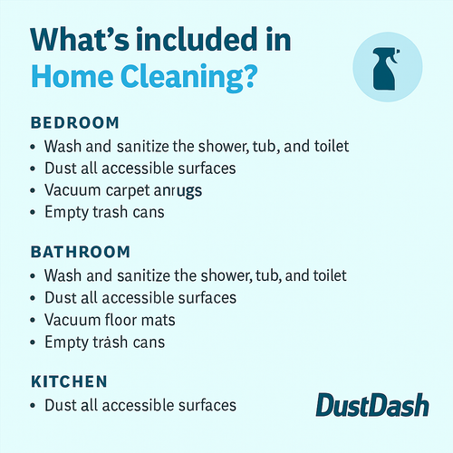Home Cleaning 2 Bedrooms/ 1 Bath